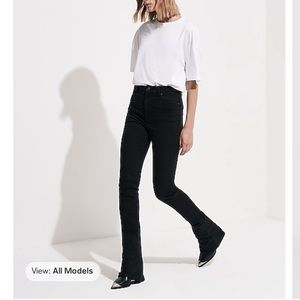 Brand New - Express x Simon Súper High Waisted Black Jeans